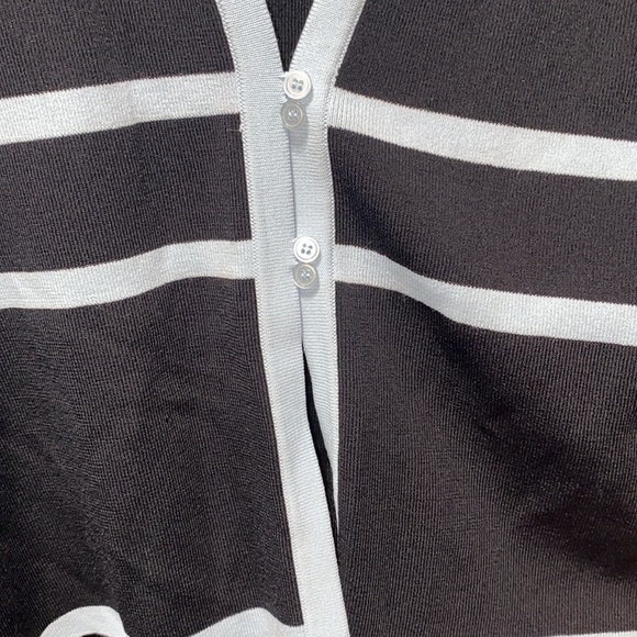 GRACE DANE LEWIS BLACK/BLUE TRIM SWEATER PANT SUIT SZ L - Picture 7 of 12